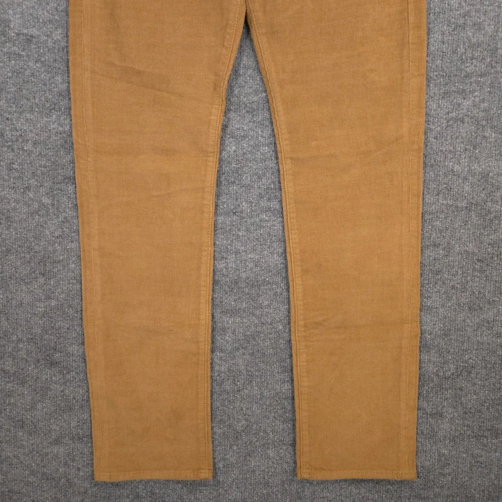 J Crew 770 Corduroy Pants Mens 29X32 Brown Slim Straight Fit 5 Pocket Preppy NEW